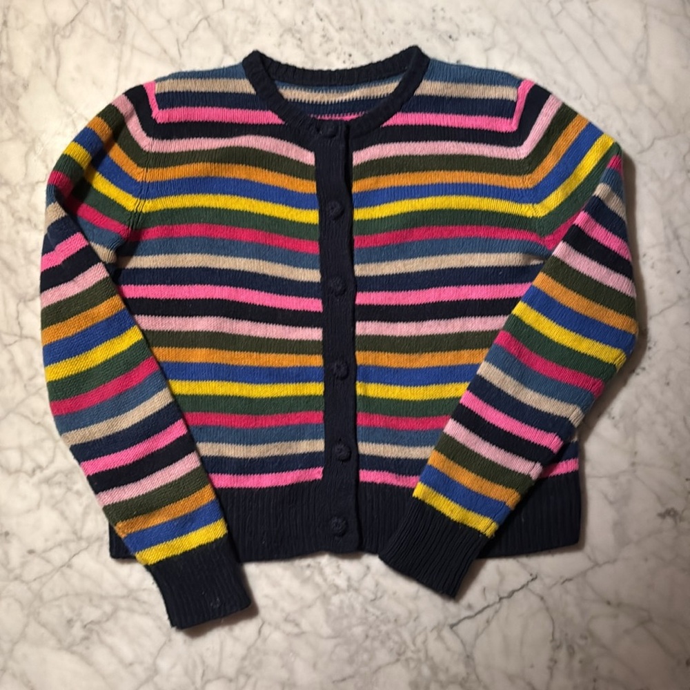 Suzie Kondi  Kadria striped cashmere cardigan xs